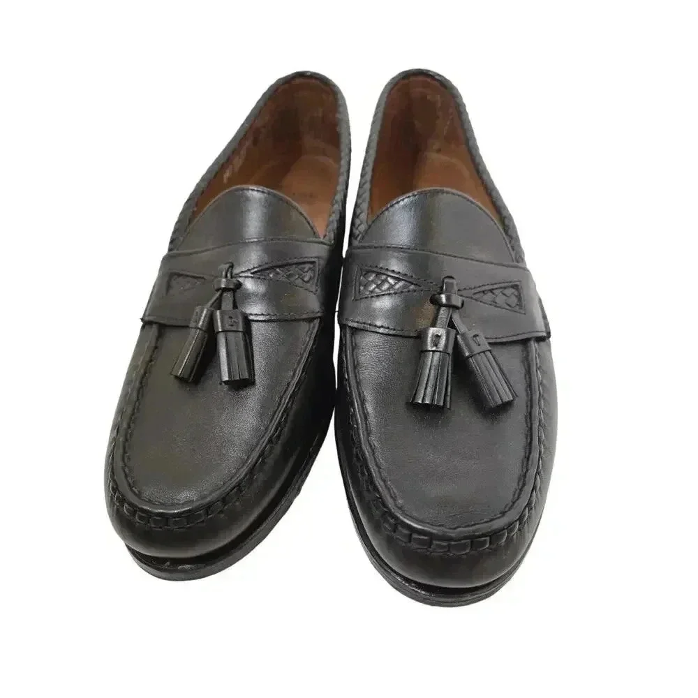 Allen Edmonds Men's Maxfield Tassel Loafer Black Size 12
